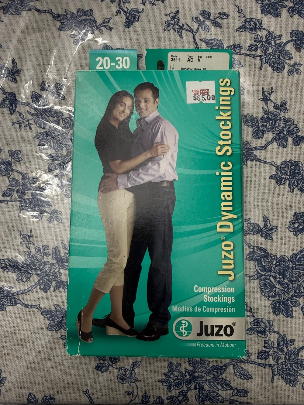 Juzo Dynamic 20-30 Compression Stockings - Beige Size V Model 3511